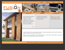 Tablet Screenshot of fusionbrickwork.co.uk